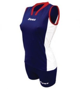 Zeus Ioly Kék-fehér-piros-női-röplabda-mez-szett