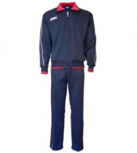 Zeus Magda kék-piros-fehér-utazó-melegítő-szett