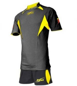 Zeus Tony Fekete-sárga-röplabda-mez-szett